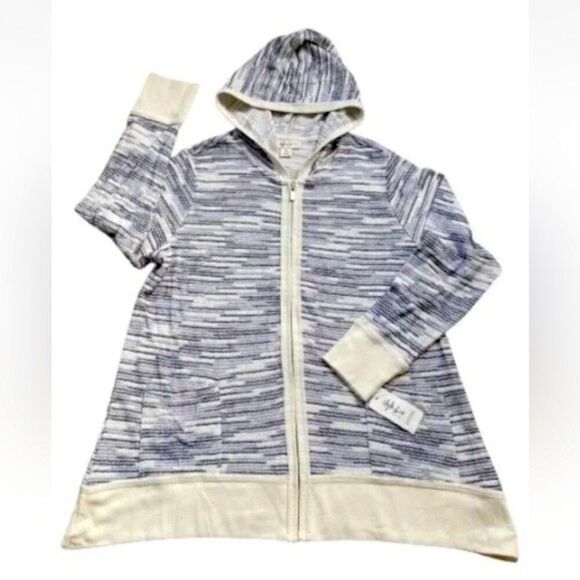Style & Co Petite Cardigan Full Zip Sweater Pockets Hooded Women PL $60 … - Picture 1 of 13